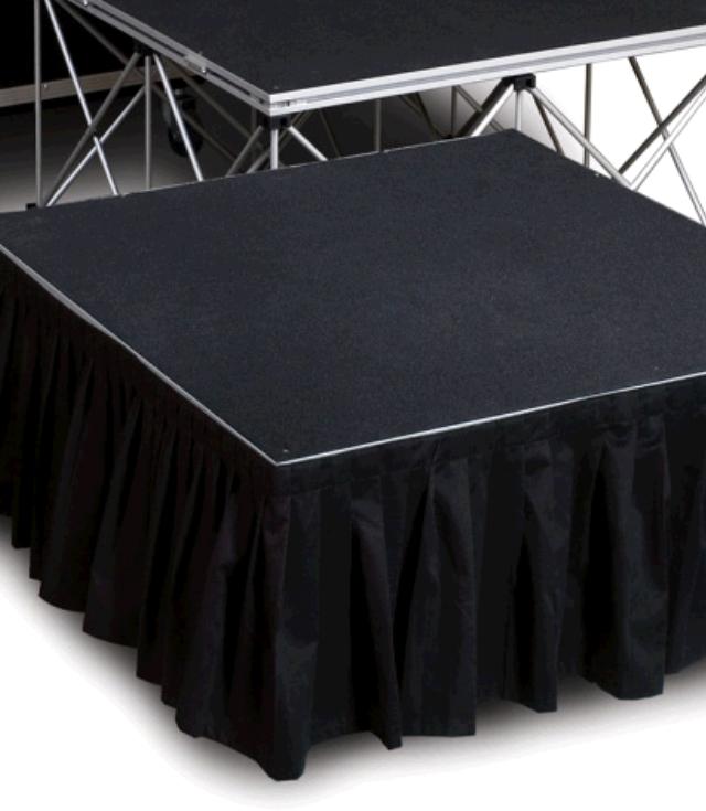 Where to rent Skirting, Stage Black 16  x 24 in San Dimas CA